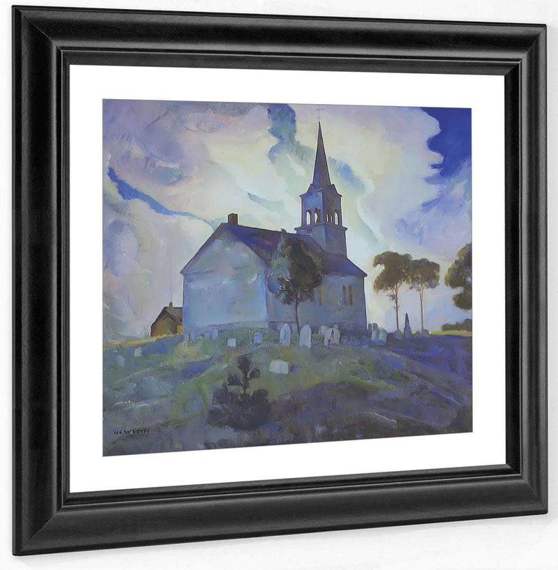 Ridge Church By N.C. Wyeth Fine Art Print