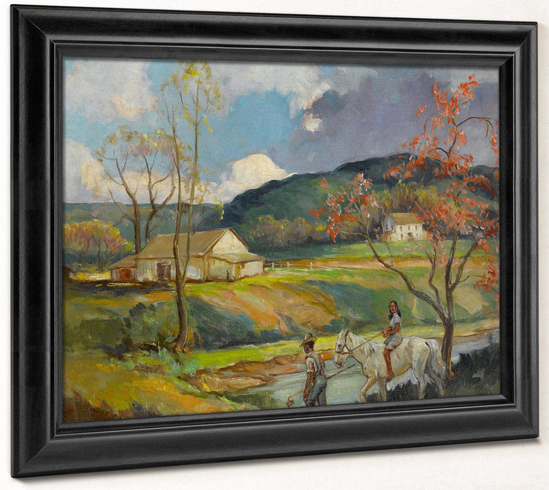 Riding In The Country By William Fulton Soare Fine Art Print