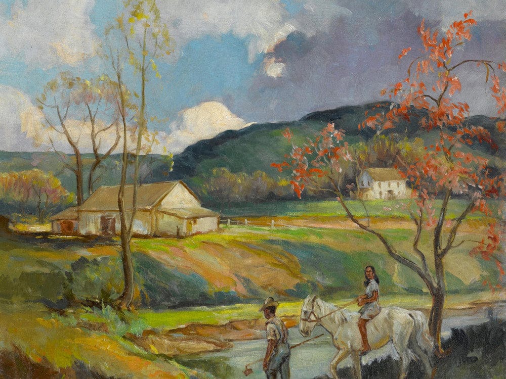 Riding In The Country By William Fulton Soare Fine Art Print