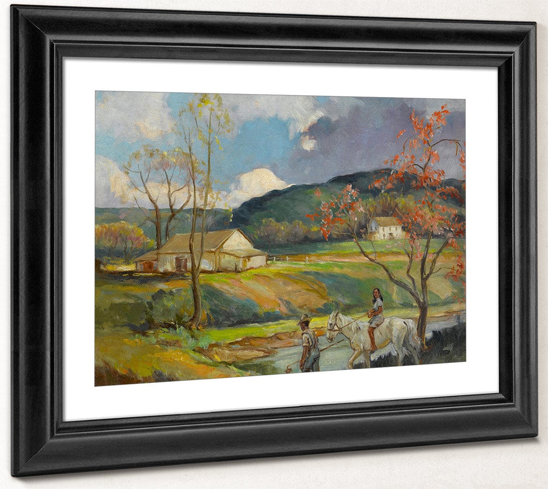 Riding In The Country By William Fulton Soare Fine Art Print