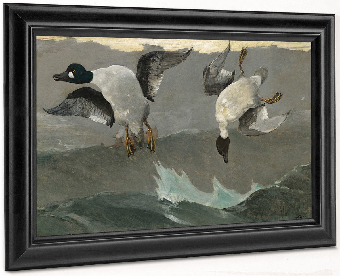 Right And Left By Winslow Homer Fine Art Print