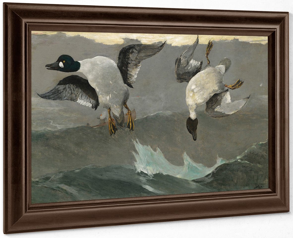 Right And Left By Winslow Homer Fine Art Print