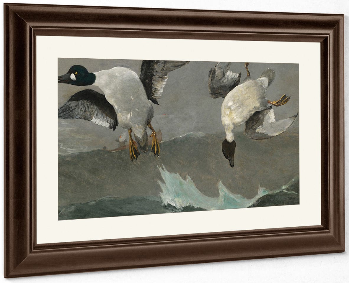 Right And Left By Winslow Homer Fine Art Print