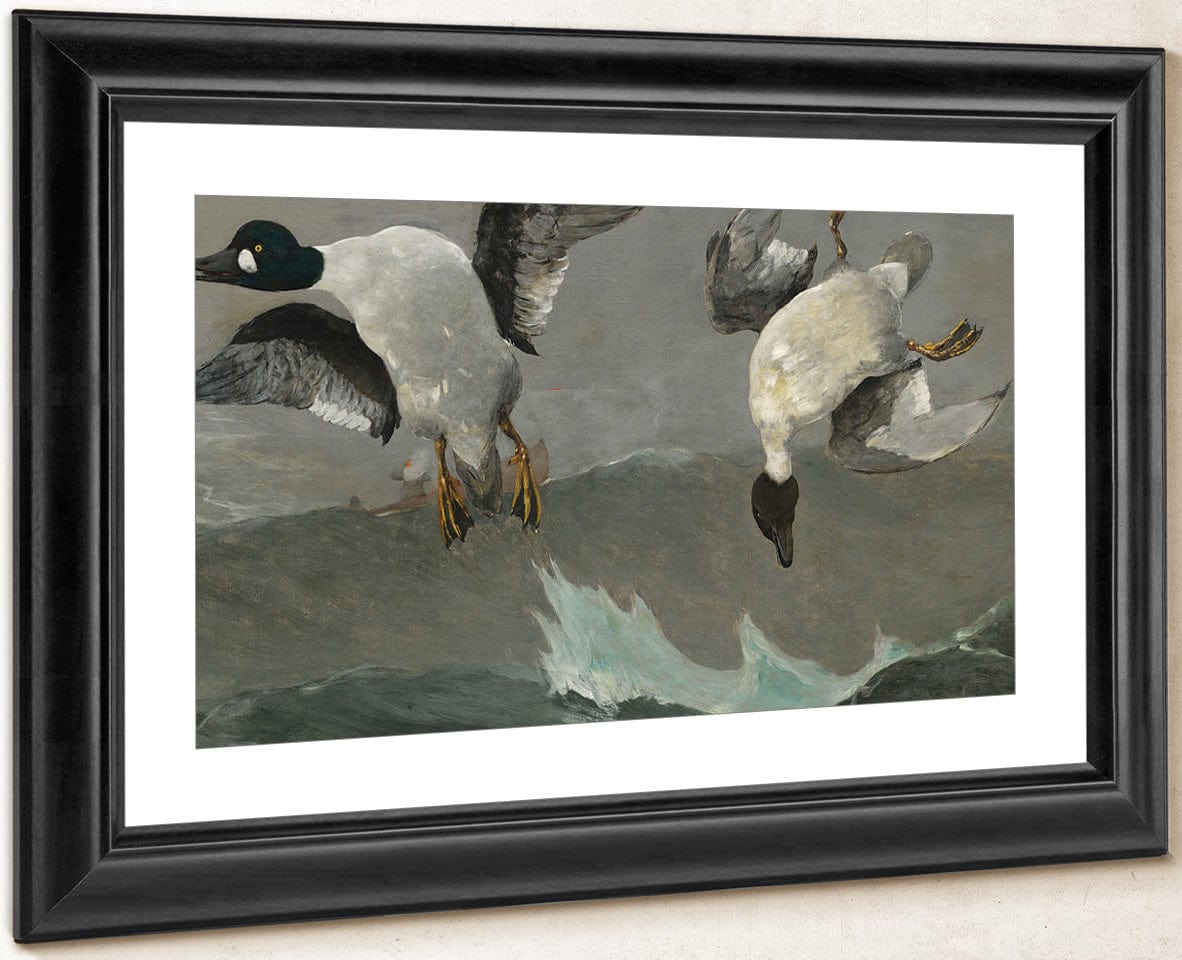 Right And Left By Winslow Homer Fine Art Print