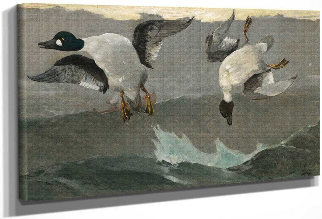 Right And Left By Winslow Homer Fine Art Print