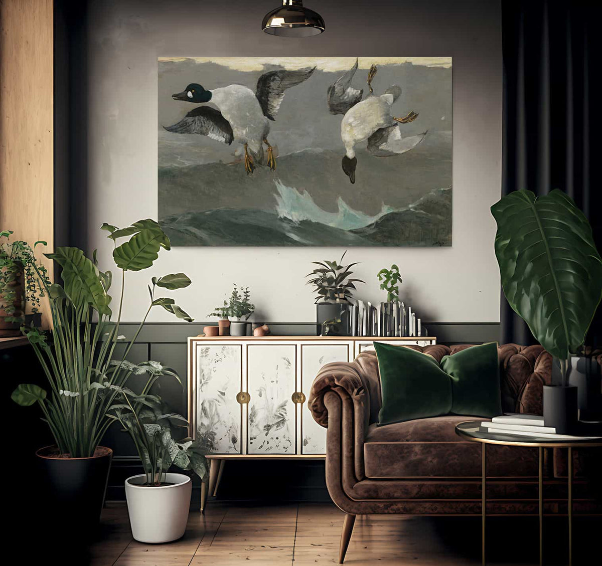 Right And Left By Winslow Homer Fine Art Print