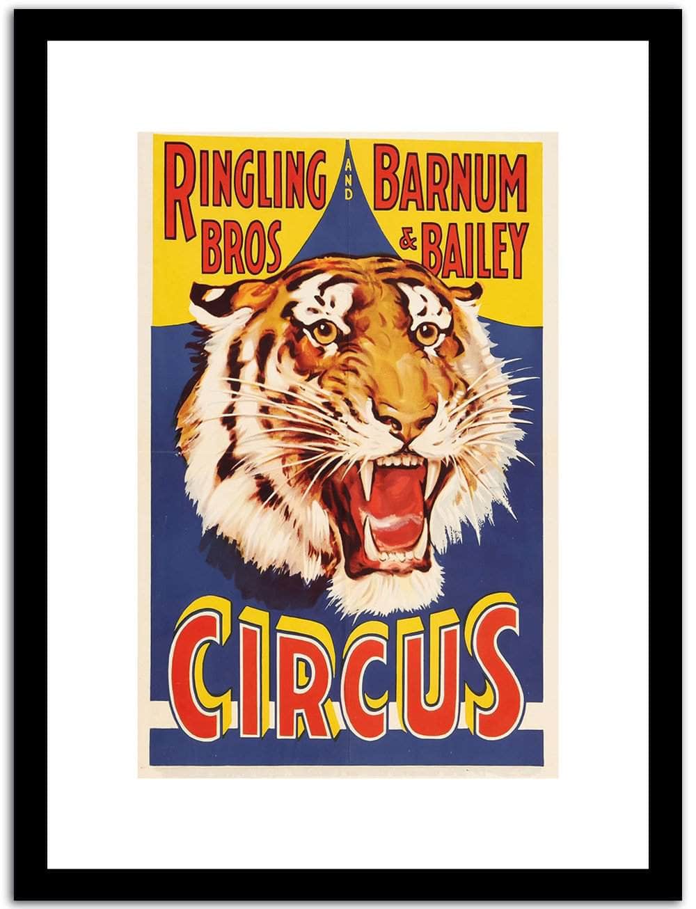 Ringling Bros Barnum & Bailey  Vintage Circus Poster Fine Art Print