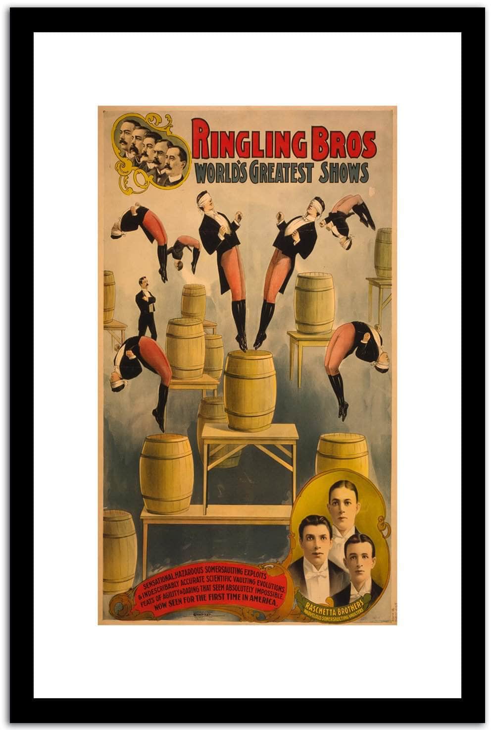 Ringling Bros  Vintage Circus Poster Fine Art Print