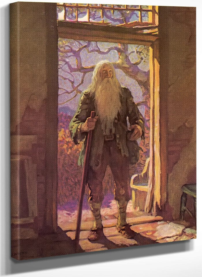 Rip Van Winkle By NC Wyeth Fine Art Print