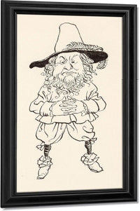 Rip Van Winkle Interior Book Illustration 1916 By Arthur Rackham Fine Art Print