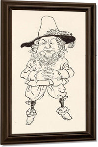 Rip Van Winkle Interior Book Illustration 1916 By Arthur Rackham Fine Art Print