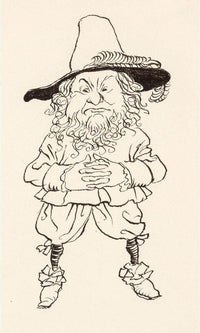 Rip Van Winkle Interior Book Illustration 1916 By Arthur Rackham Fine Art Print