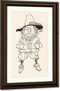 Rip Van Winkle Interior Book Illustration 1916 By Arthur Rackham Fine Art Print