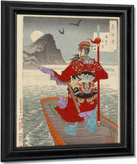 Rising Moon Over Mt Nanping 1885 By Tsukioka Yoshitoshi Fine Art Print