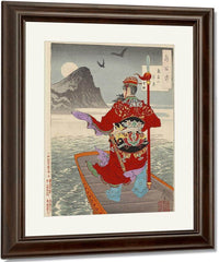 Rising Moon Over Mt Nanping 1885 By Tsukioka Yoshitoshi Fine Art Print