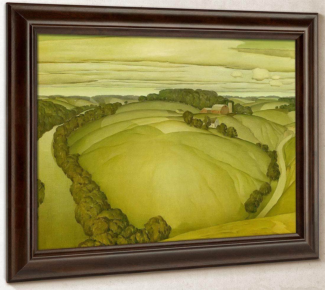 River Bend No 4 By Marvin Cone Fine Art Print