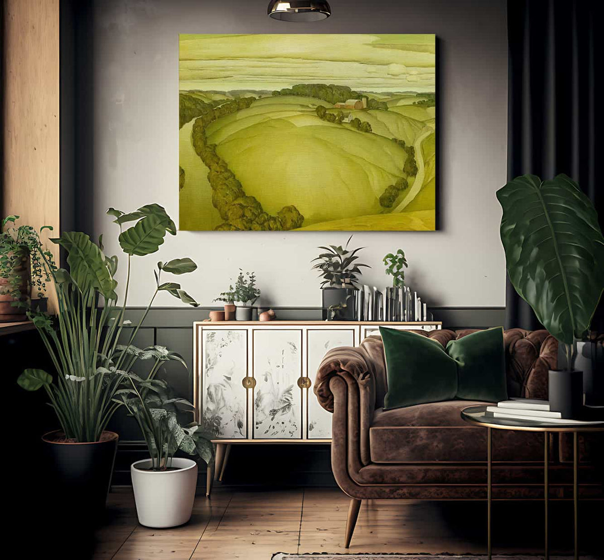 River Bend No 4 By Marvin Cone Fine Art Print