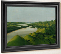River Bluffs, 1320 Miles Above St. Louis By George Catlin Fine Art Print