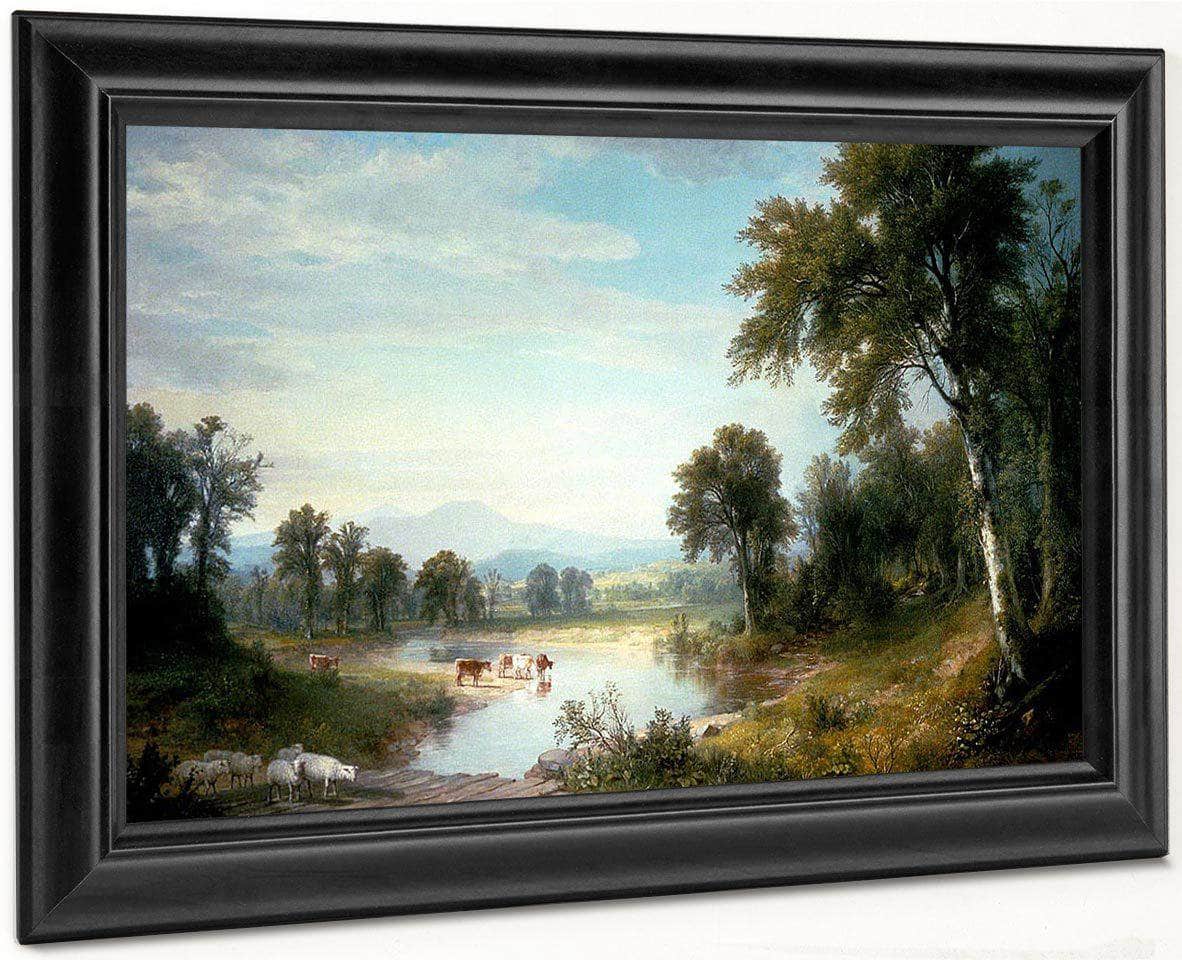 River Landscape By Asher B Durand Fine Art Print