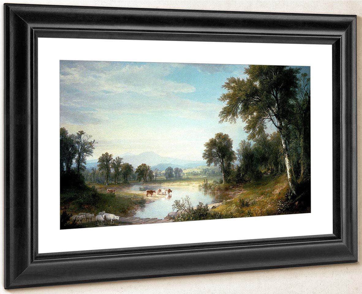River Landscape By Asher B Durand Fine Art Print