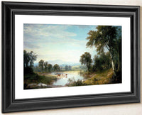 River Landscape By Asher B Durand Fine Art Print