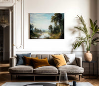 River Landscape By Asher B Durand Fine Art Print