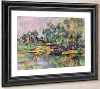Riverbank By Cezanne Paul Fine Art Print