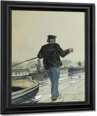 Riverside, Holland By Childe Hassam Fine Art Print