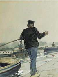 Riverside, Holland By Childe Hassam Fine Art Print