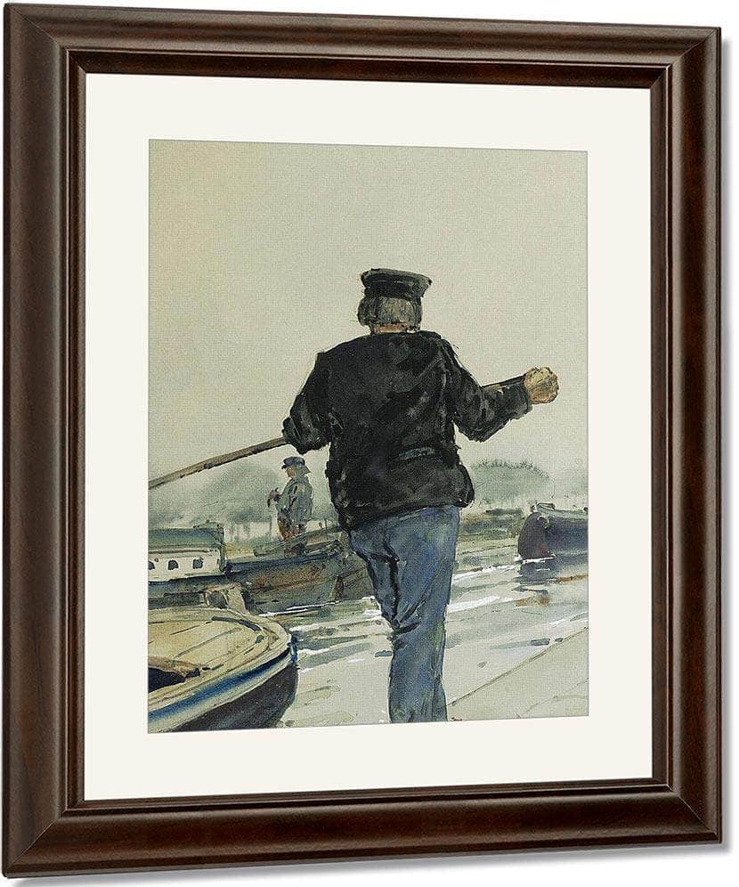 Riverside, Holland By Childe Hassam Fine Art Print