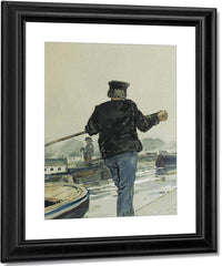 Riverside, Holland By Childe Hassam Fine Art Print