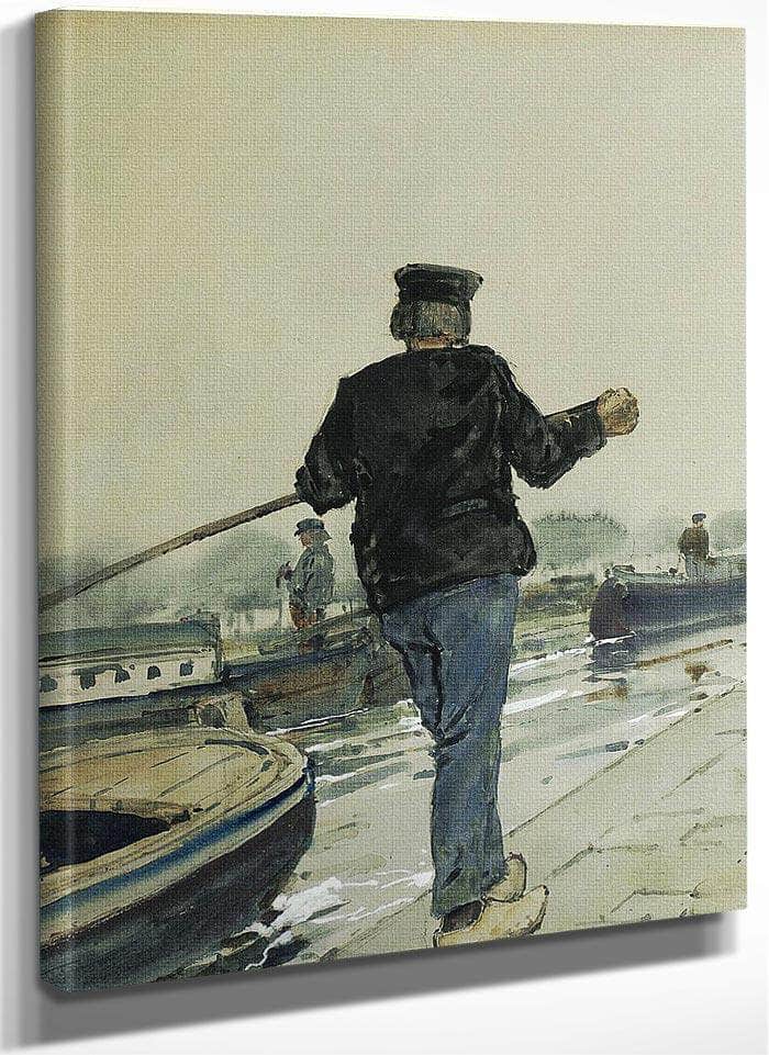 Riverside, Holland By Childe Hassam Fine Art Print