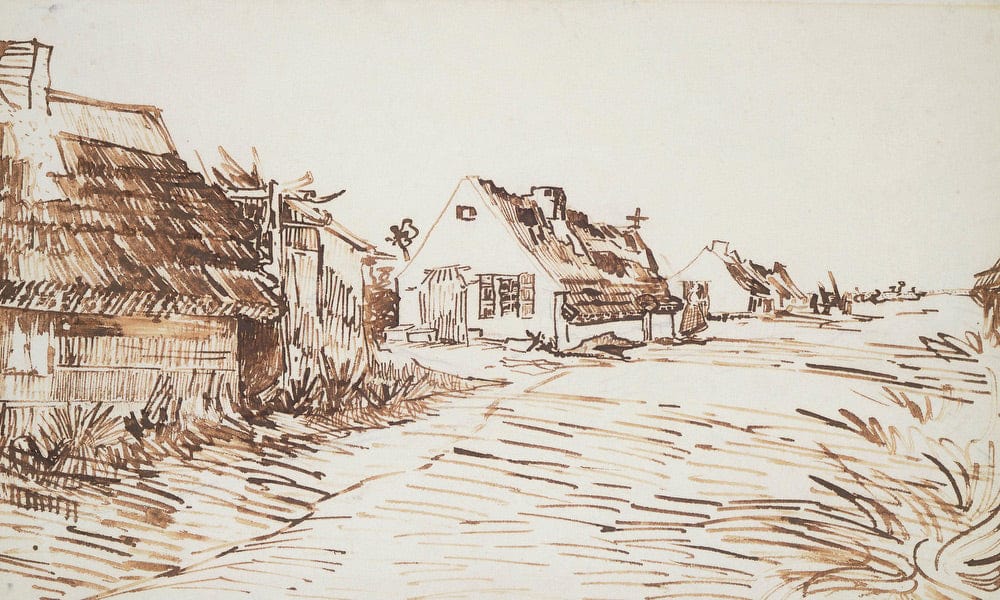 Road At Saintes Maries By Vincent Van Gogh Fine Art Print