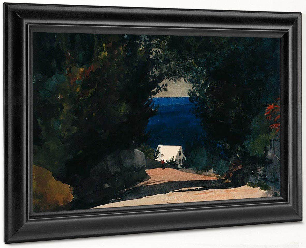 Road In Bermuda By Winslow Homer Fine Art Print