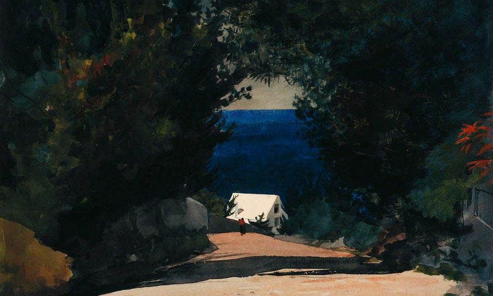 Road In Bermuda By Winslow Homer Fine Art Print