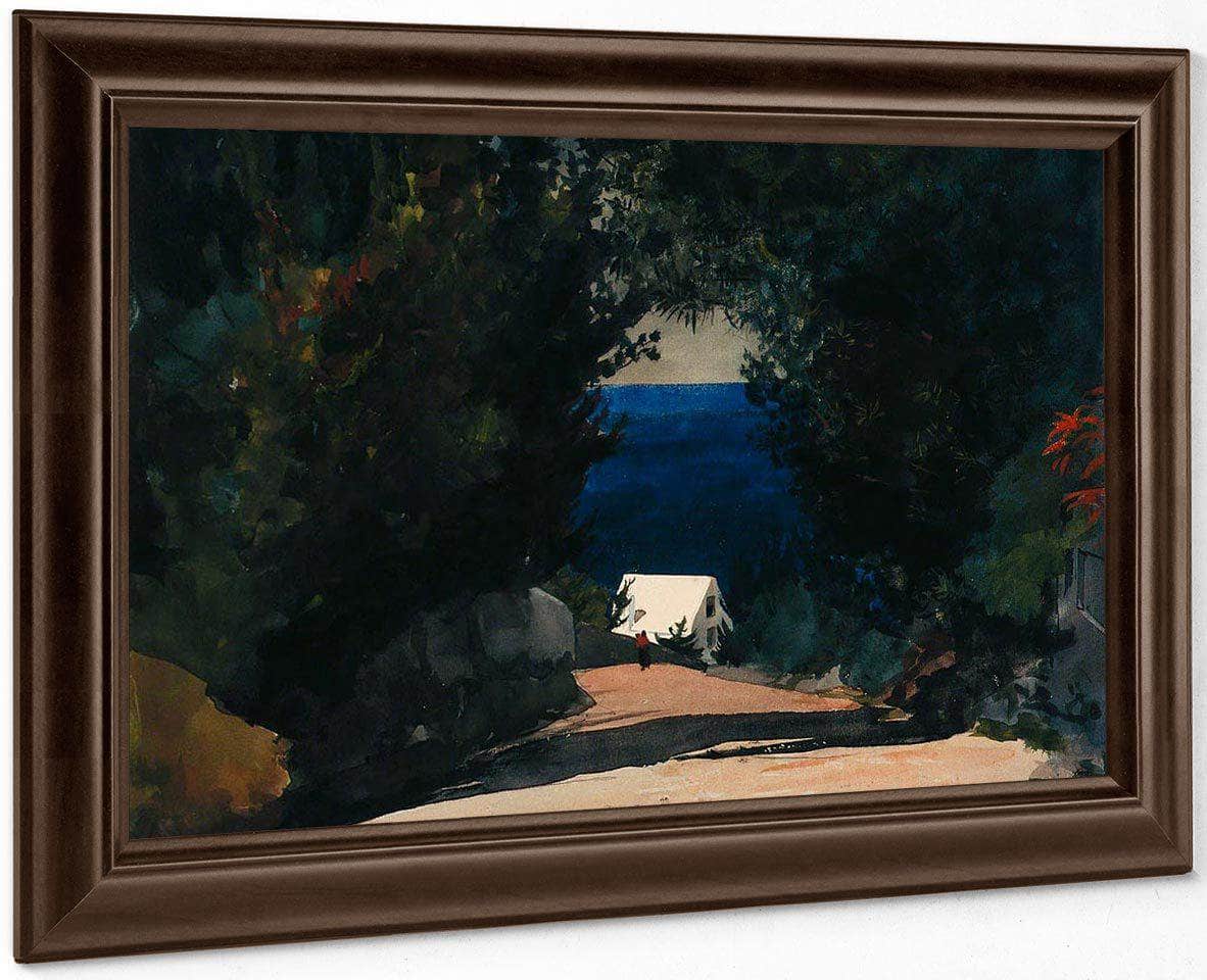 Road In Bermuda By Winslow Homer Fine Art Print