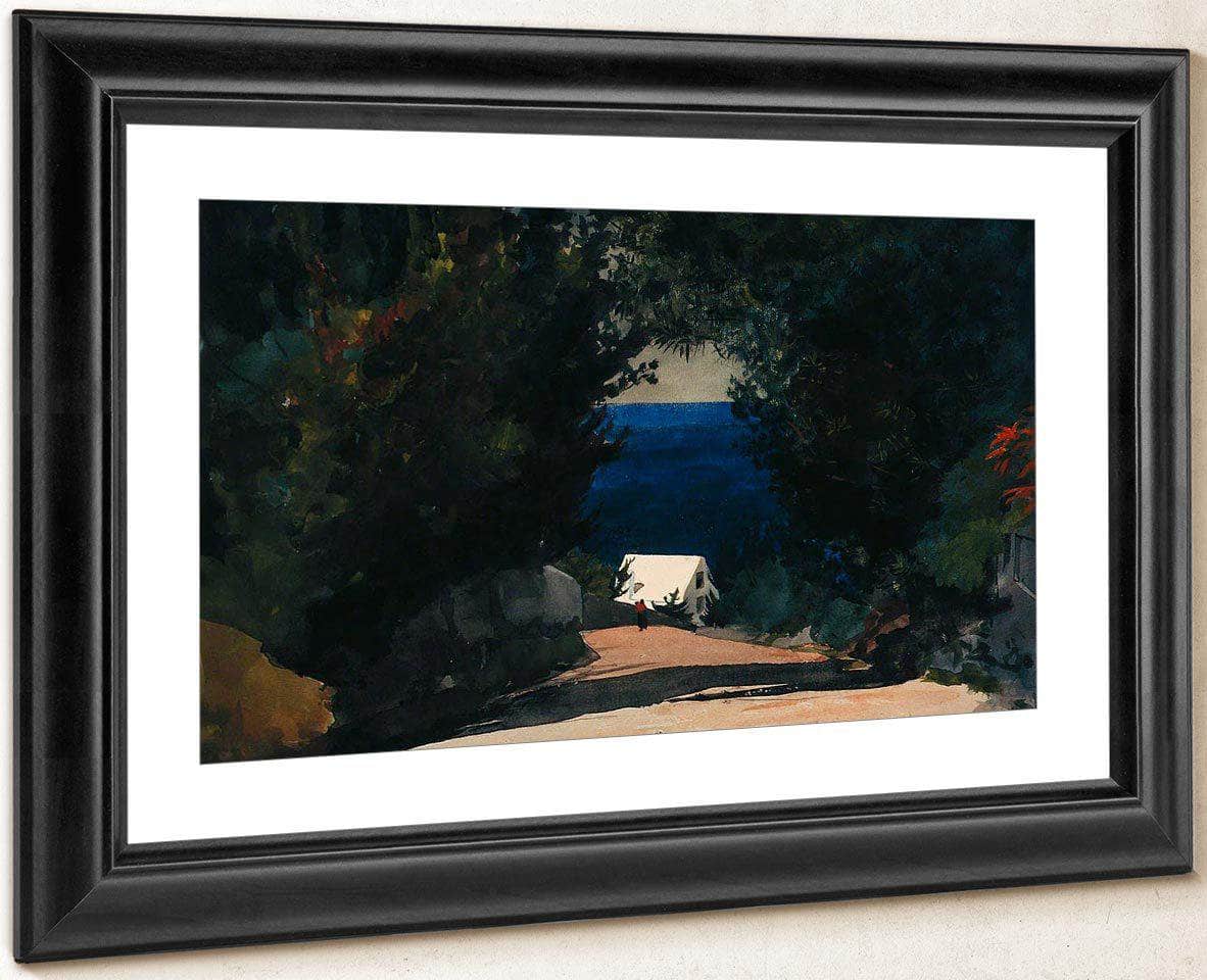 Road In Bermuda By Winslow Homer Fine Art Print