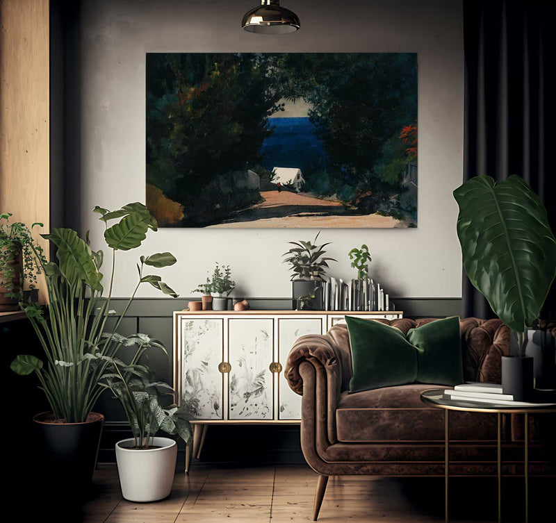 Road In Bermuda By Winslow Homer Fine Art Print