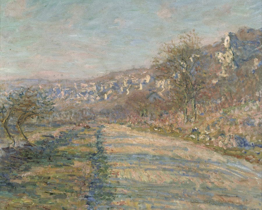 Road Of La Roche Guyon By Claude Monet Fine Art Print