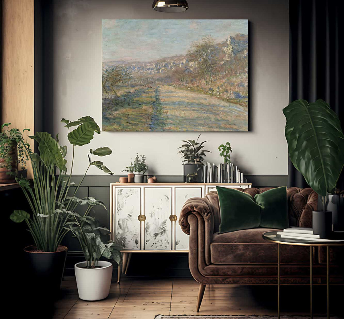 Road Of La Roche Guyon By Claude Monet Fine Art Print