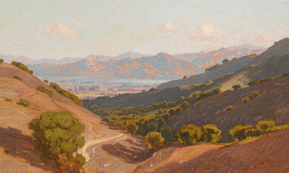 Road To The Valley By William Wendt Fine Art Print