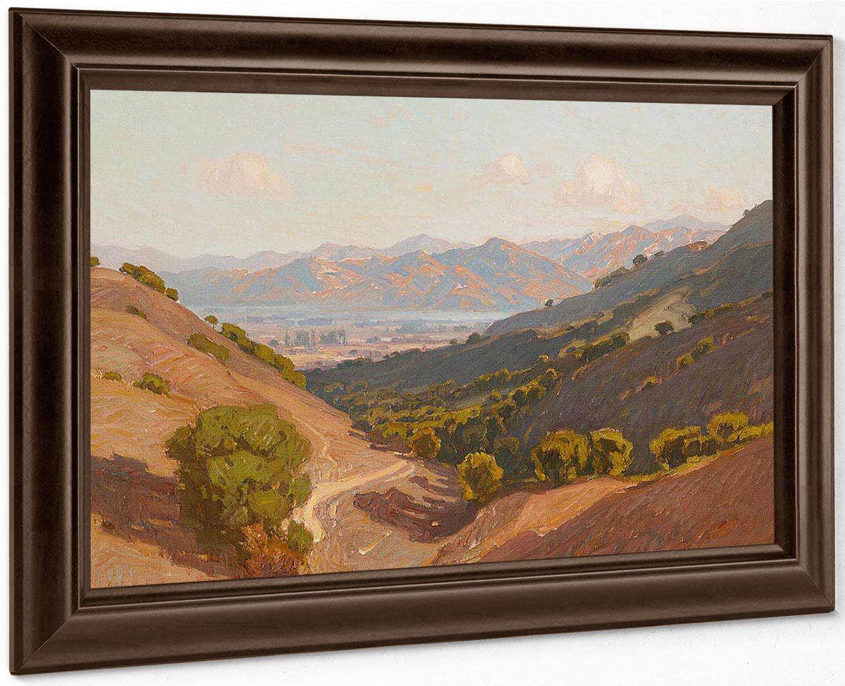 Road To The Valley By William Wendt Fine Art Print