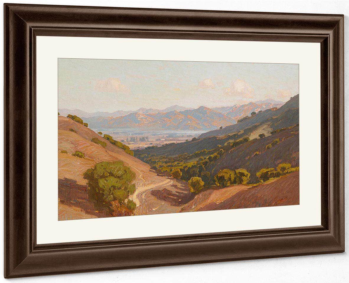 Road To The Valley By William Wendt Fine Art Print