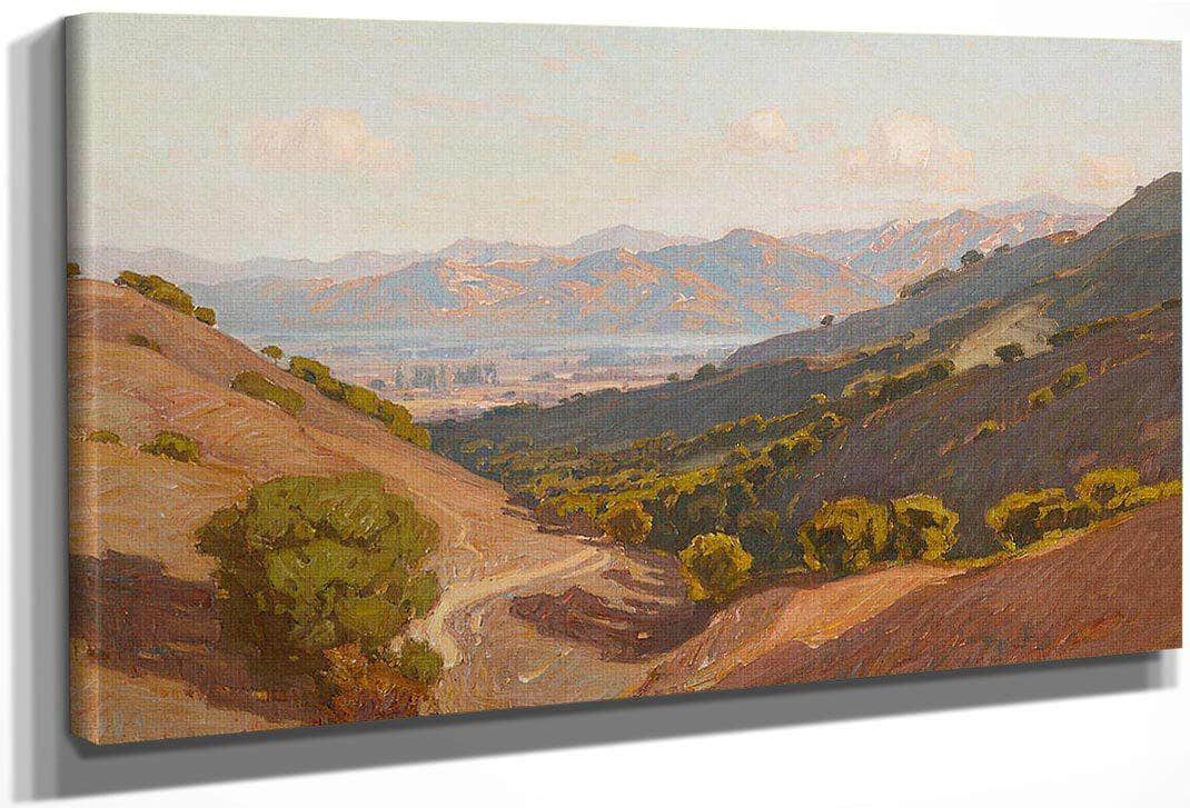 Road To The Valley By William Wendt Fine Art Print
