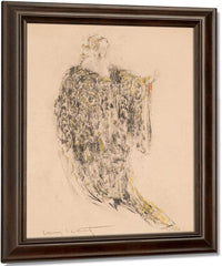 Robed Woman By Louis Icart Fine Art Print