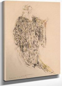 Robed Woman By Louis Icart Fine Art Print