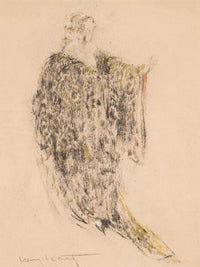 Robed Woman By Louis Icart Fine Art Print