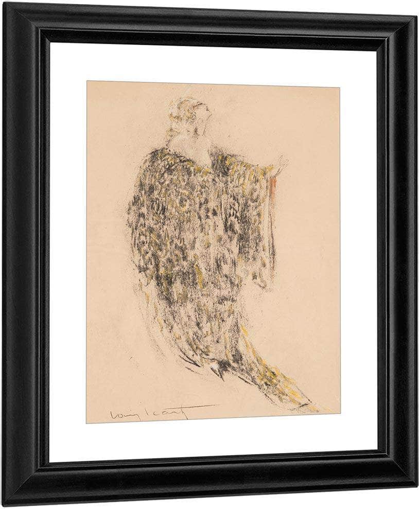 Robed Woman By Louis Icart Fine Art Print