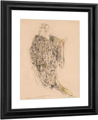 Robed Woman By Louis Icart Fine Art Print