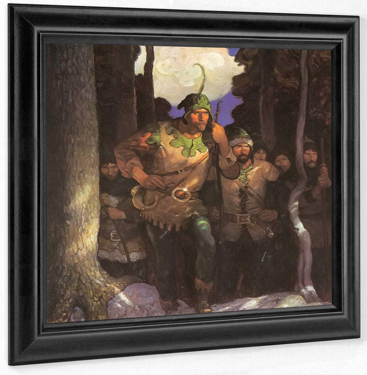 Robin Hood And The Men Of The Greenwood By NC Wyeth Fine Art Print
